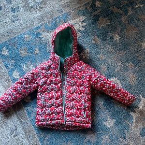 LLBEAN winter coat  size 5-6 little girl